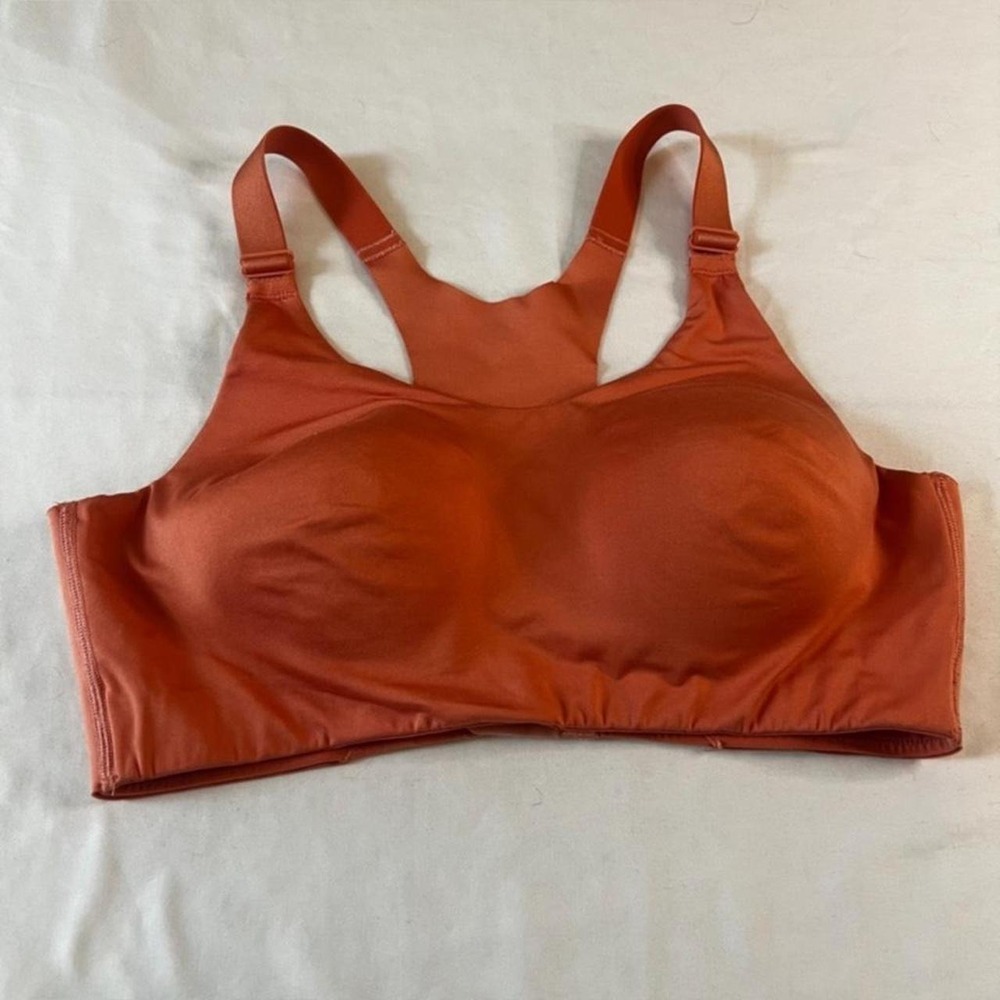 CALIA by Carrie Underwood High Impact Sports Bra Orange Large - Picture 2 of 5